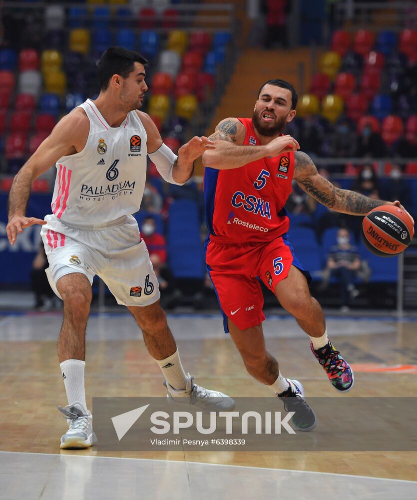 Russia Basketball Euroleague CSKA - Real