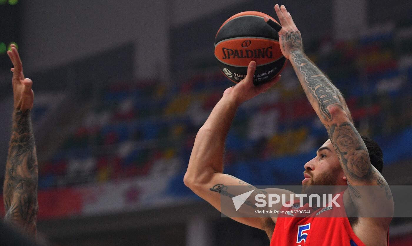 Russia Basketball Euroleague CSKA - Real