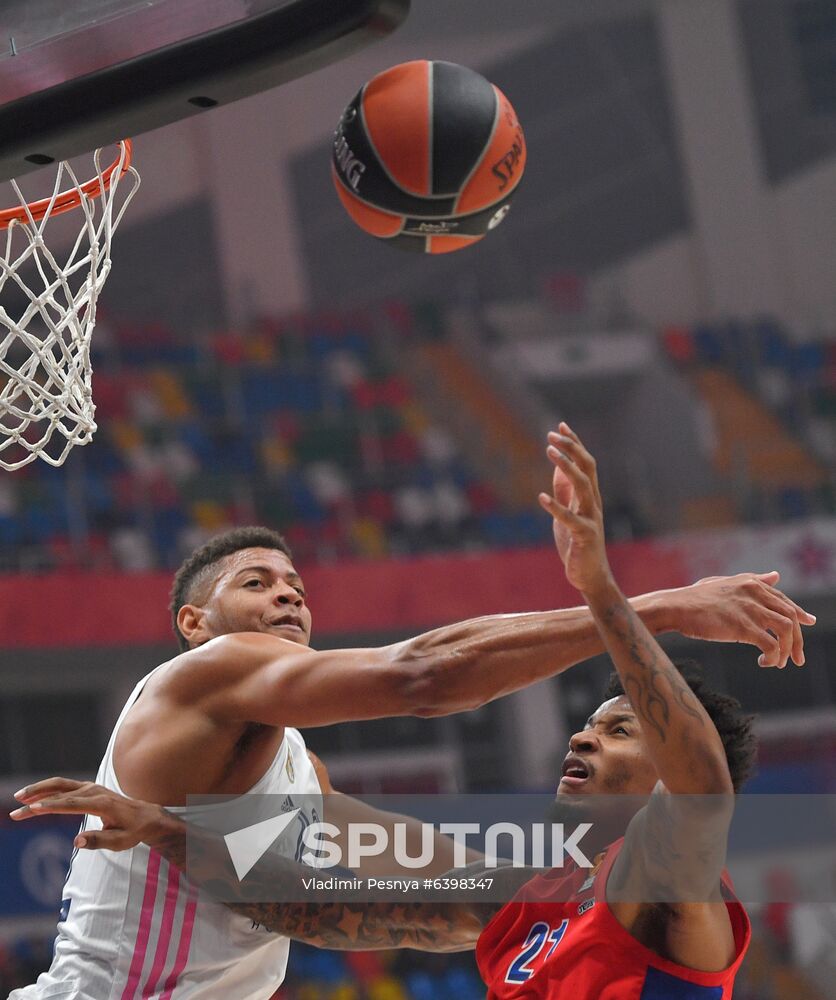 Russia Basketball Euroleague CSKA - Real
