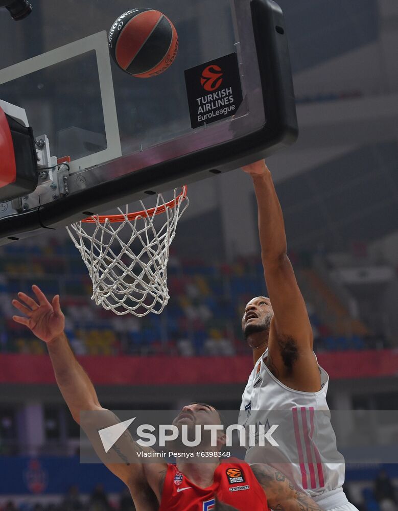 Russia Basketball Euroleague CSKA - Real