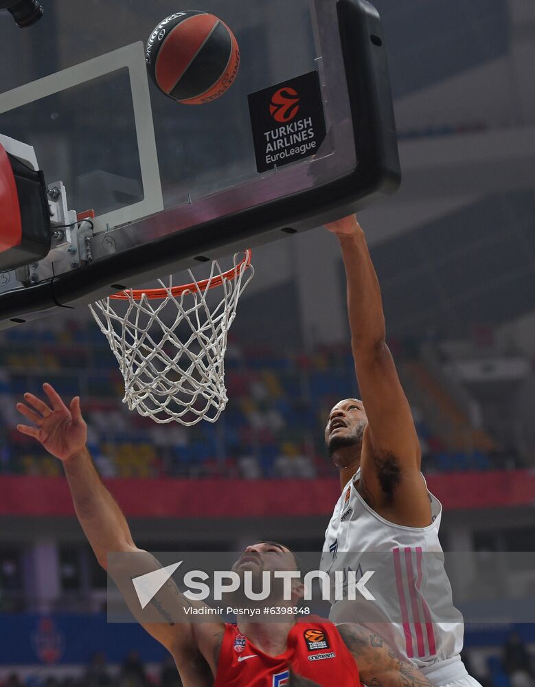 Russia Basketball Euroleague CSKA - Real