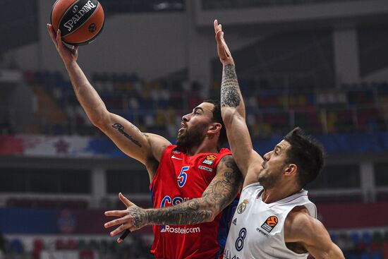 Russia Basketball Euroleague CSKA - Real