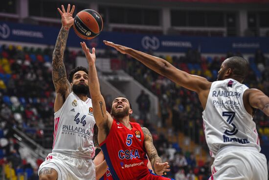 Russia Basketball Euroleague CSKA - Real