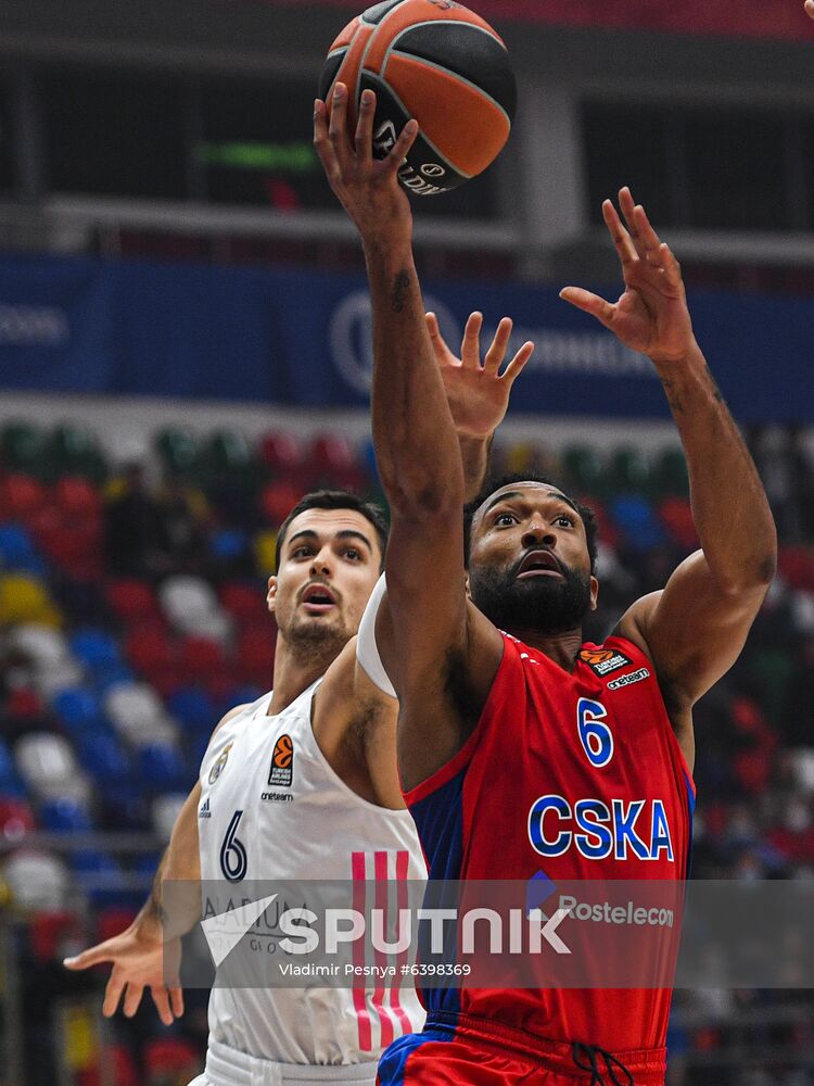Russia Basketball Euroleague CSKA - Real