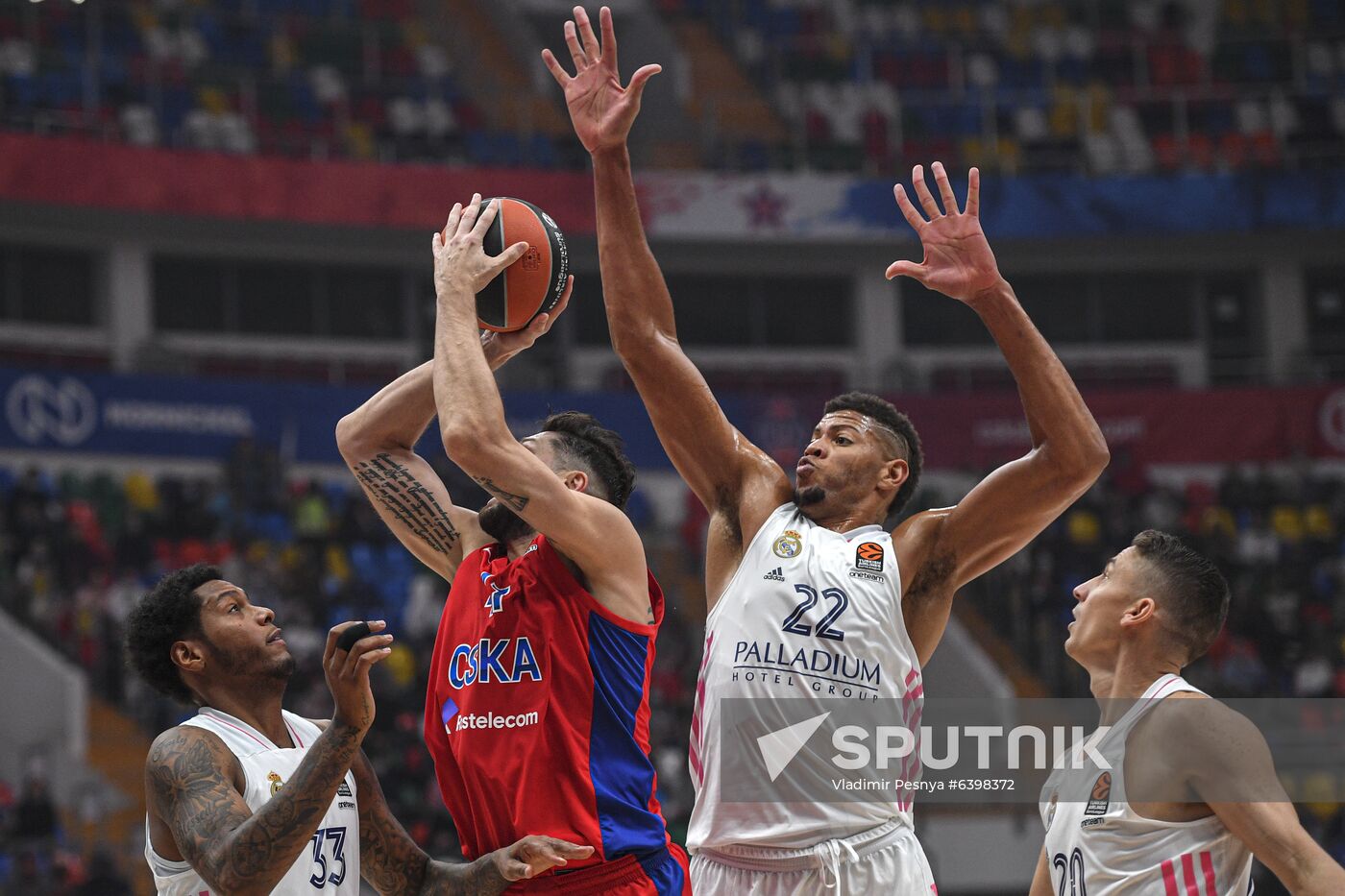Russia Basketball Euroleague CSKA - Real