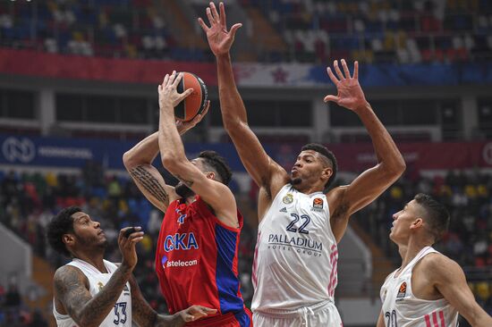 Russia Basketball Euroleague CSKA - Real