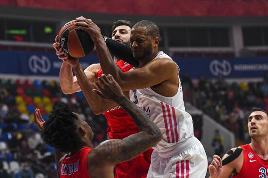Russia Basketball Euroleague CSKA - Real
