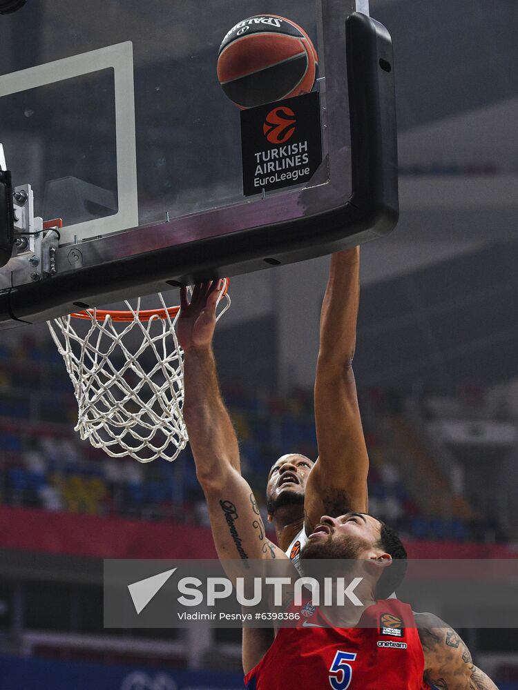 Russia Basketball Euroleague CSKA - Real