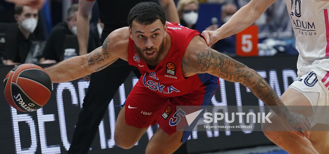 Russia Basketball Euroleague CSKA - Real