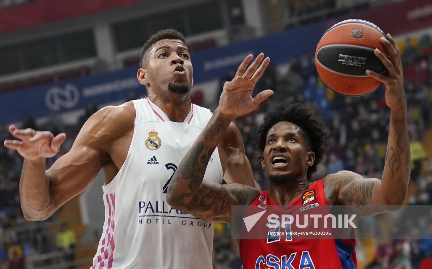 Russia Basketball Euroleague CSKA - Real