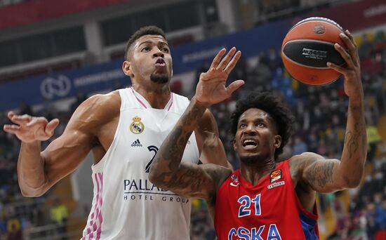 Russia Basketball Euroleague CSKA - Real
