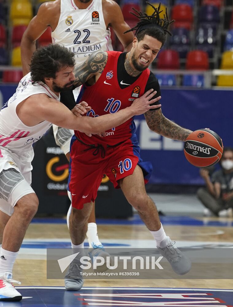 Russia Basketball Euroleague CSKA - Real