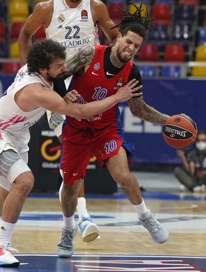 Russia Basketball Euroleague CSKA - Real