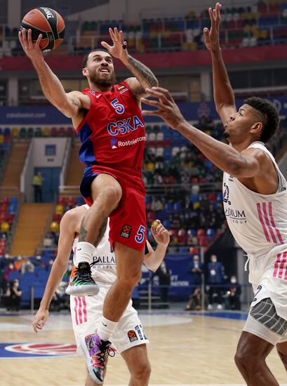 Russia Basketball Euroleague CSKA - Real