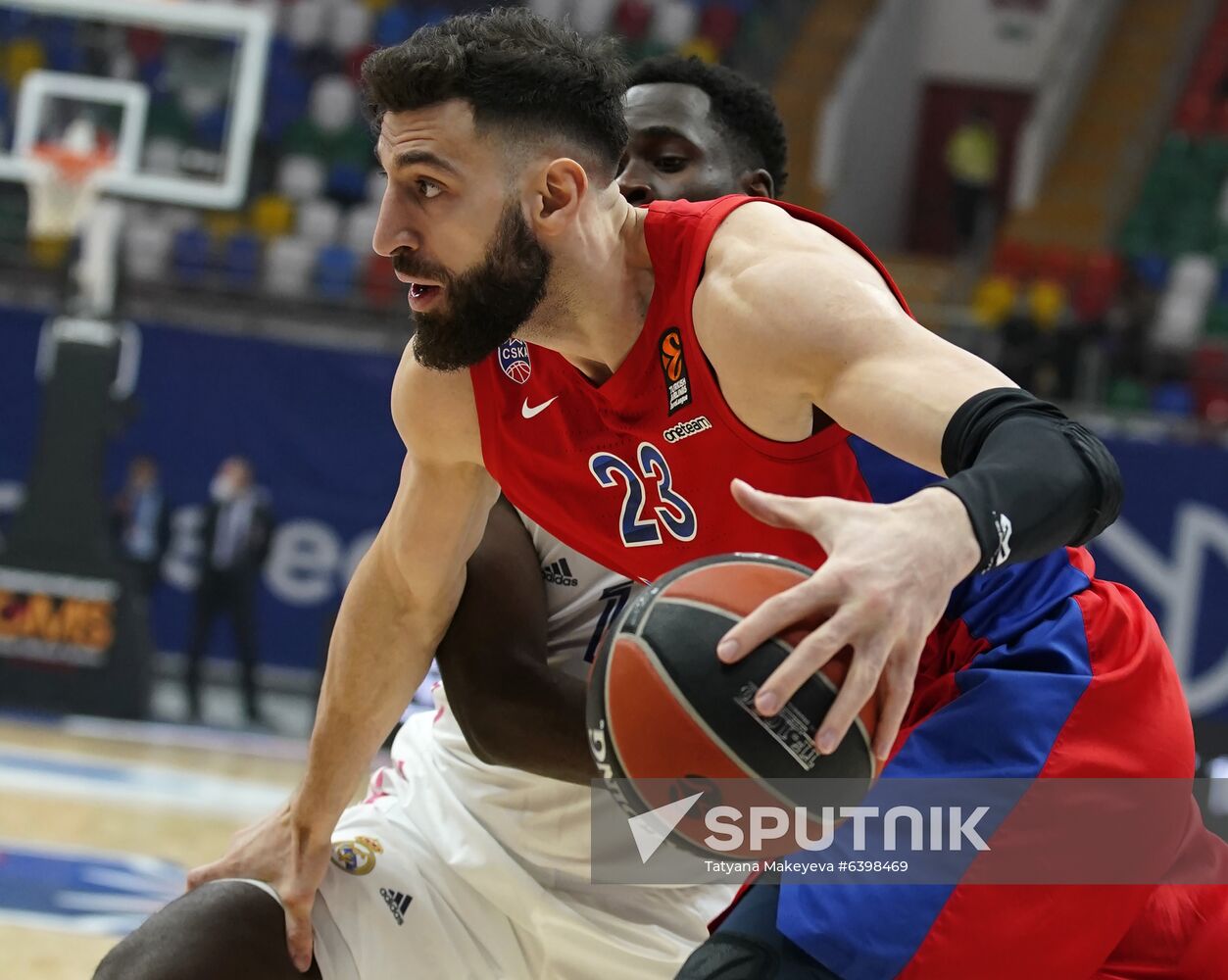 Russia Basketball Euroleague CSKA - Real