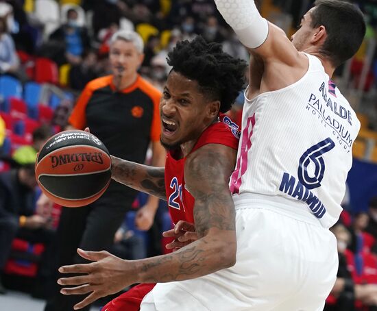 Russia Basketball Euroleague CSKA - Real