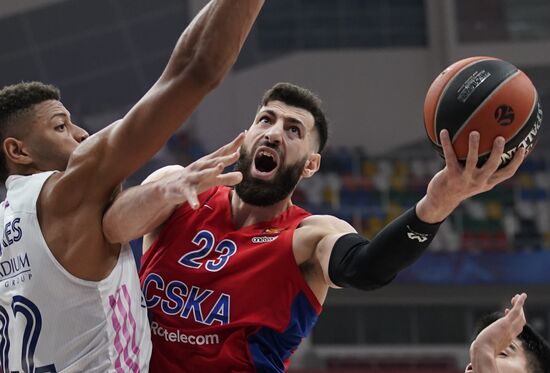 Russia Basketball Euroleague CSKA - Real