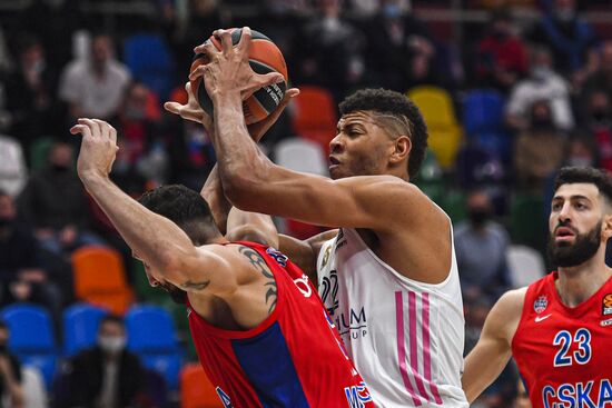 Russia Basketball Euroleague CSKA - Real