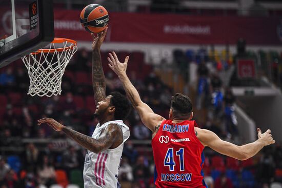 Russia Basketball Euroleague CSKA - Real