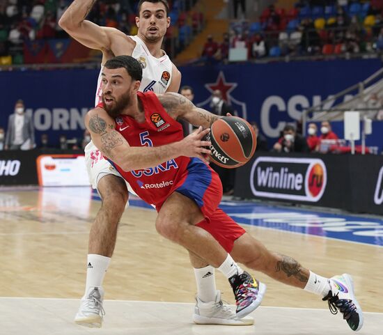 Russia Basketball Euroleague CSKA - Real