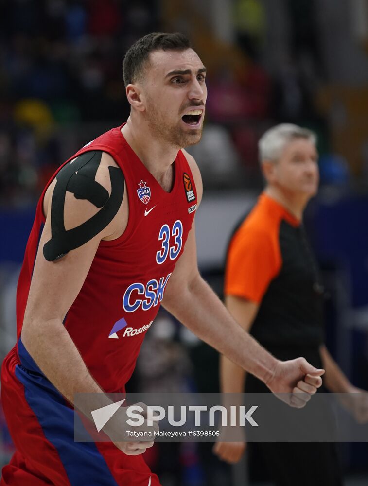 Russia Basketball Euroleague CSKA - Real