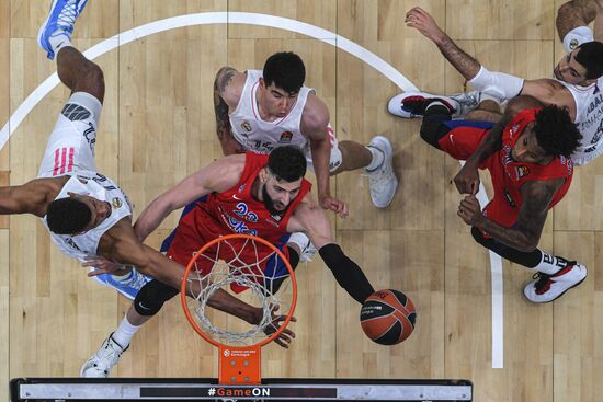 Russia Basketball Euroleague CSKA - Real