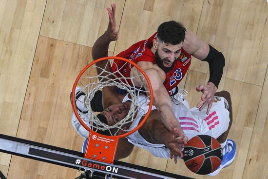 Russia Basketball Euroleague CSKA - Real