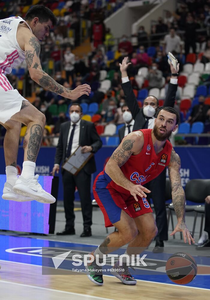 Russia Basketball Euroleague CSKA - Real