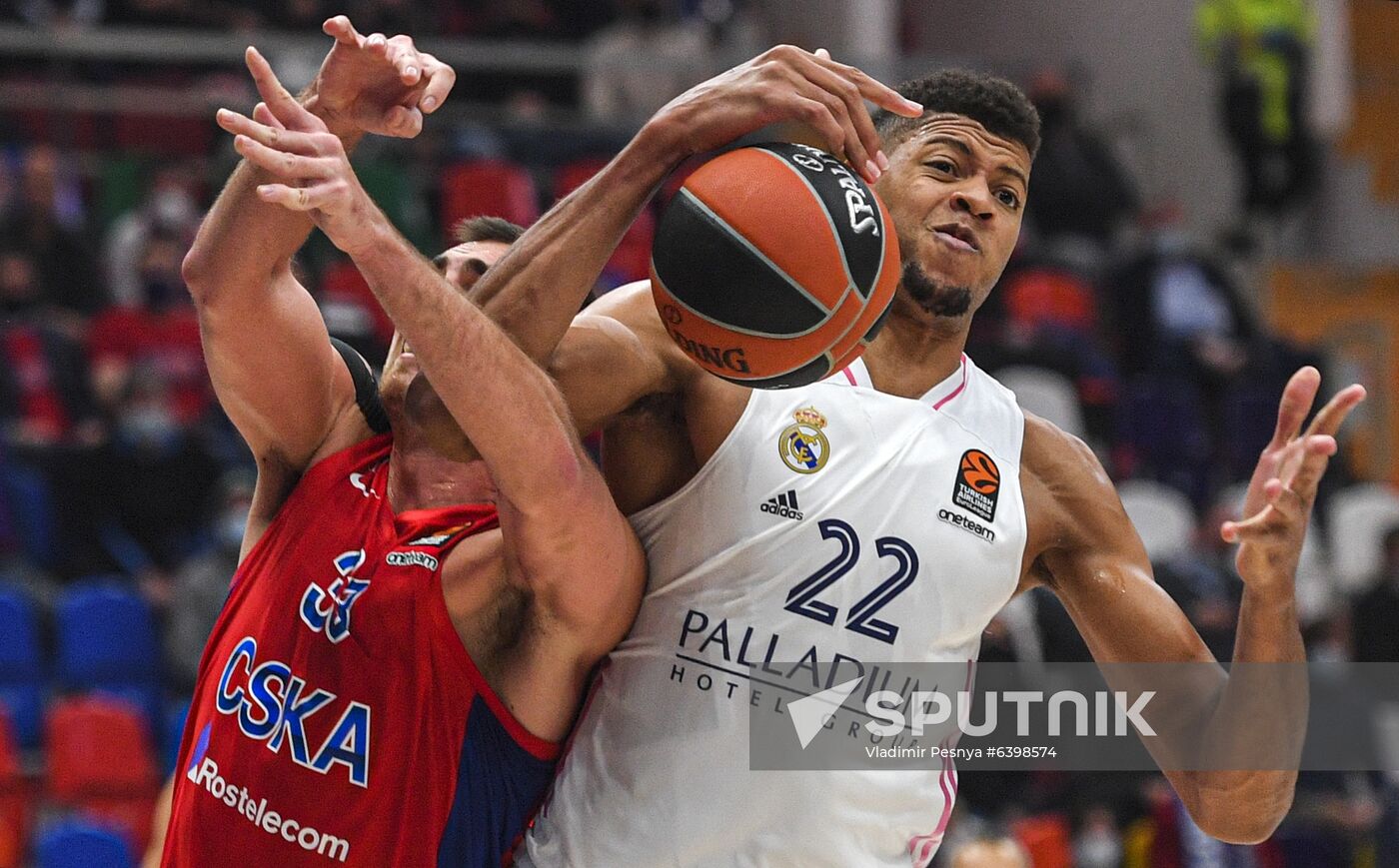 Russia Basketball Euroleague CSKA - Real