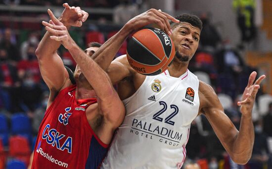 Russia Basketball Euroleague CSKA - Real