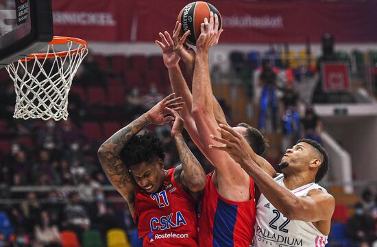 Russia Basketball Euroleague CSKA - Real