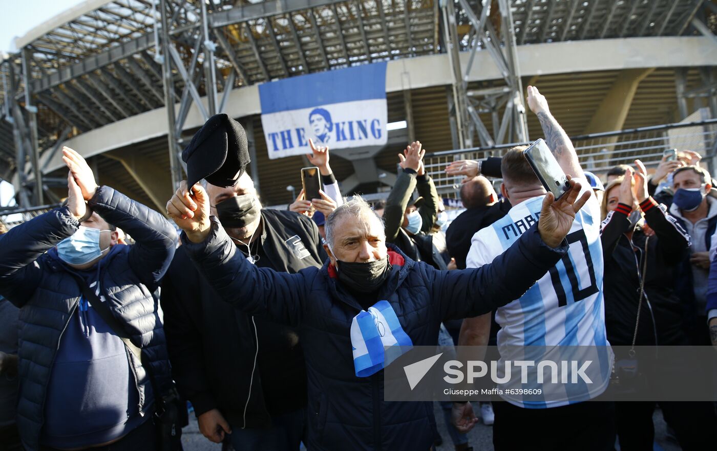 Italy Soccer Maradona Death