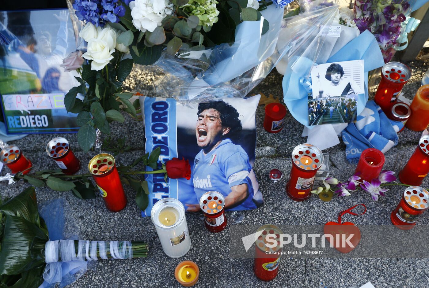 Italy Soccer Maradona Death