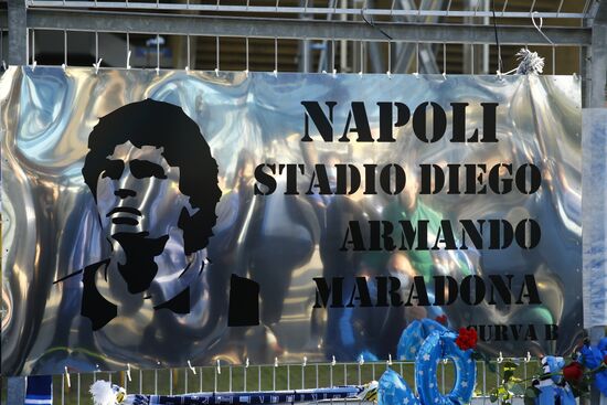 Italy Soccer Maradona Death