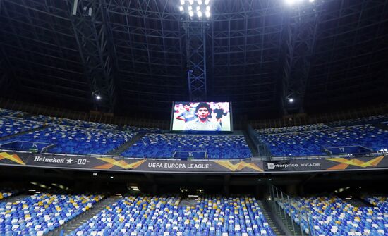 Italy Soccer Maradona Death 