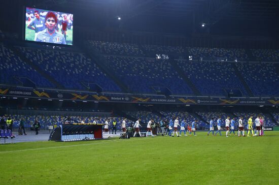 Italy Soccer Maradona Death 