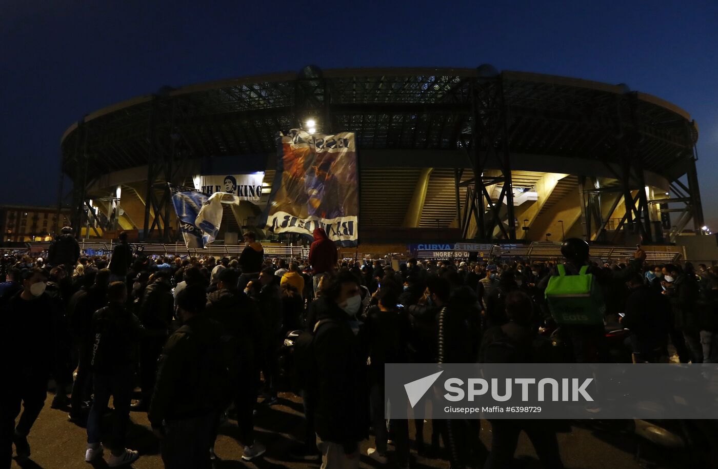 Italy Soccer Maradona Death 