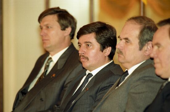 Signing Treaty of Federation in Russia