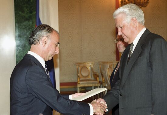 Presentation of foreign ambassadors’ letters of credence