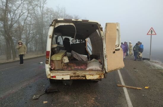 Russia Deadly Road Accident