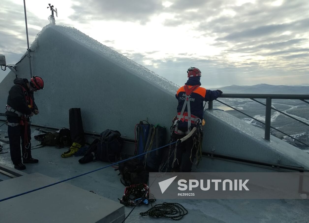 Russia Snow Cyclone Aftermath 