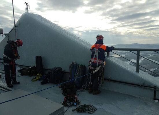 Russia Snow Cyclone Aftermath 