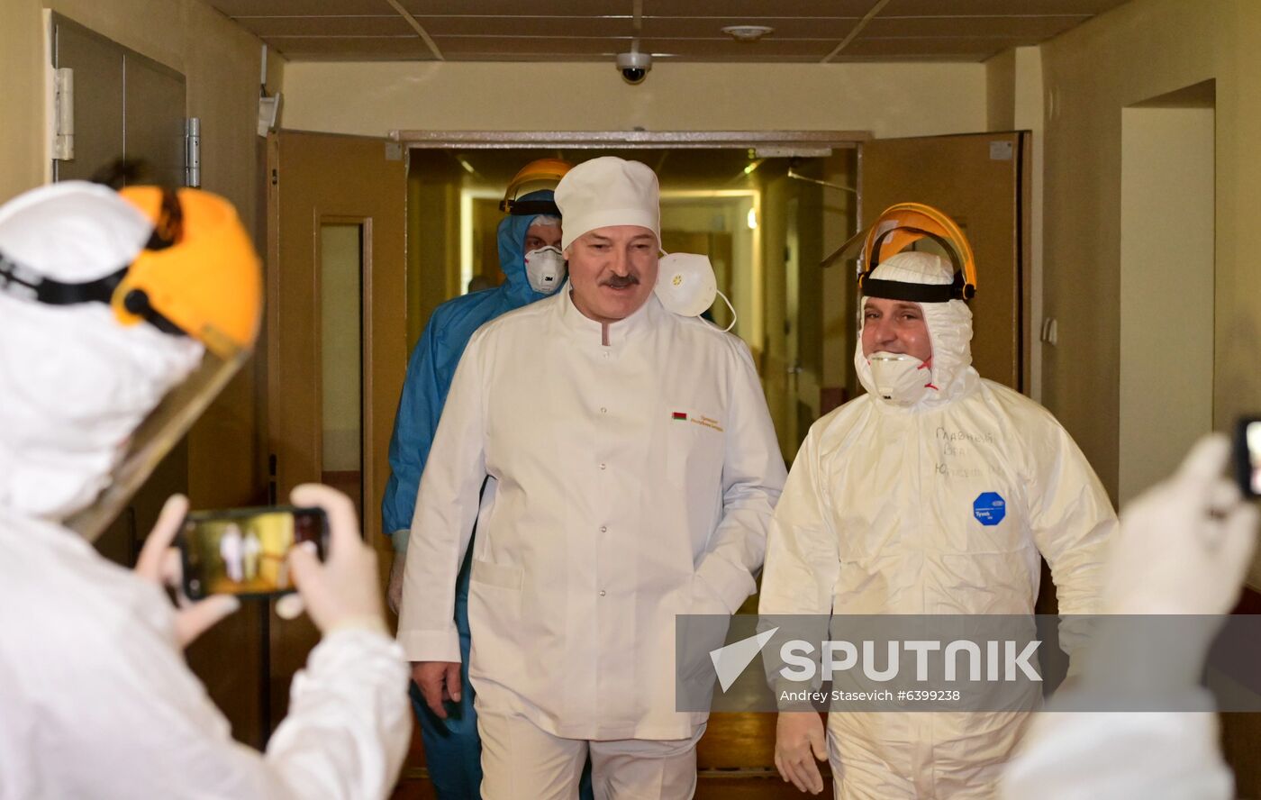 Belarus Lukashenko Transfusiology Center