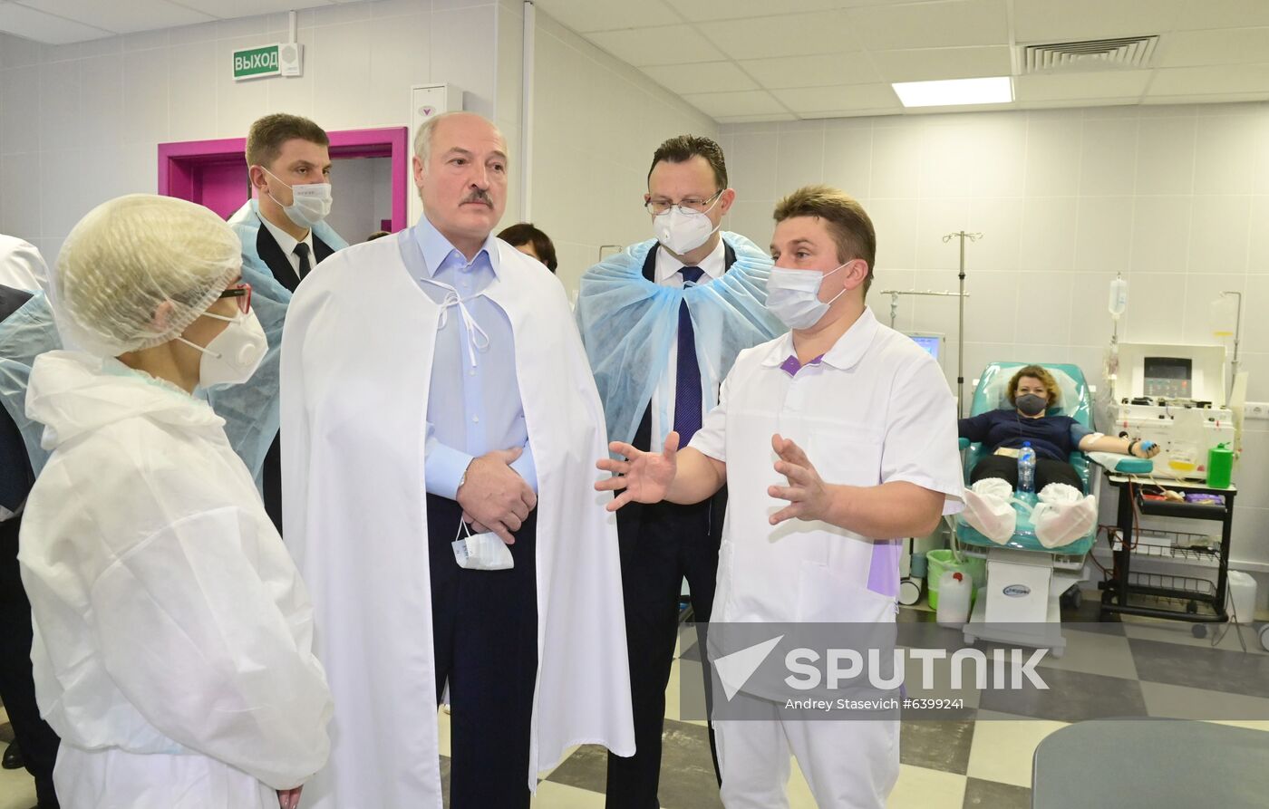 Belarus Lukashenko Transfusiology Center