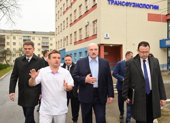 Belarus Lukashenko Transfusiology Center