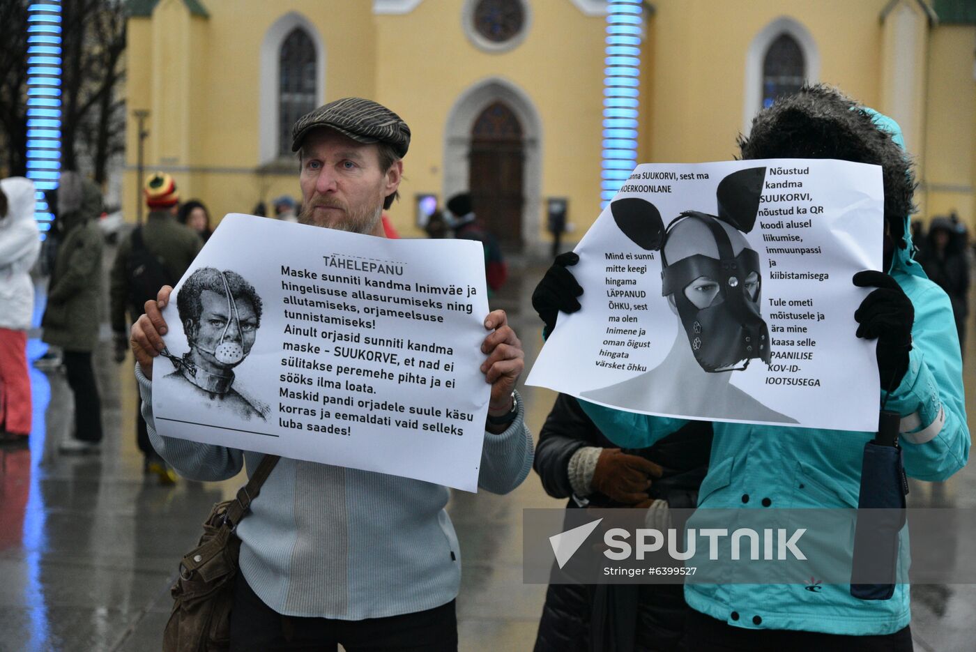 Estonia Coronavirus Protest