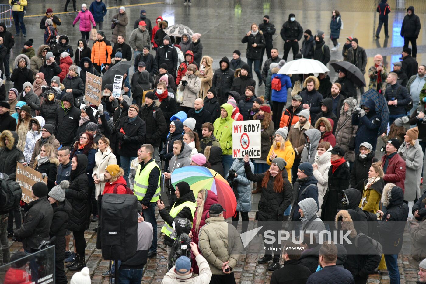 Estonia Coronavirus Protest