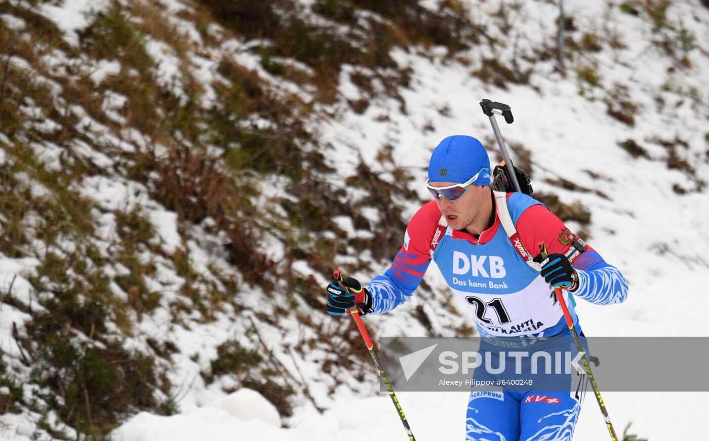Finland Biathlon World Cup Men Individual