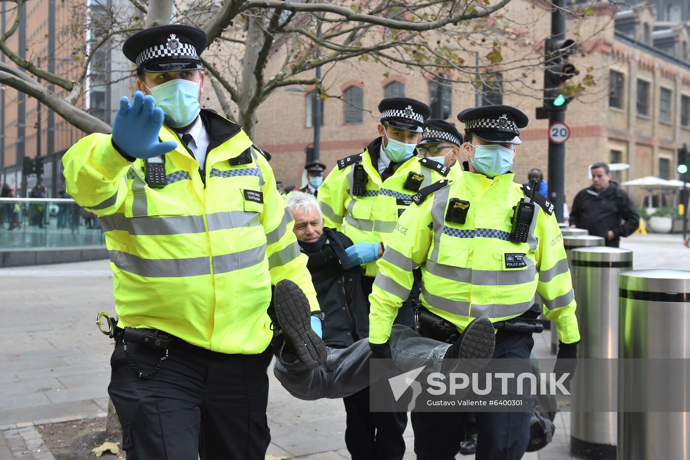 Great Britain Coronavirus Protest