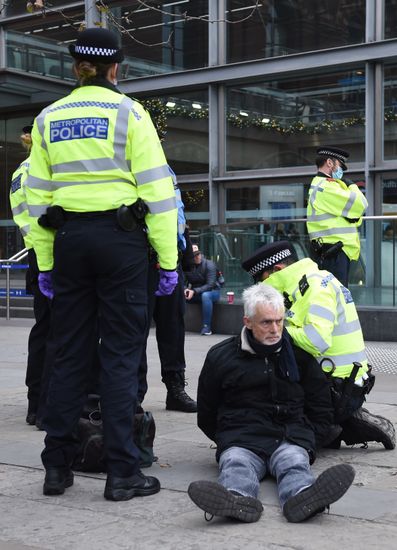 Great Britain Coronavirus Protest